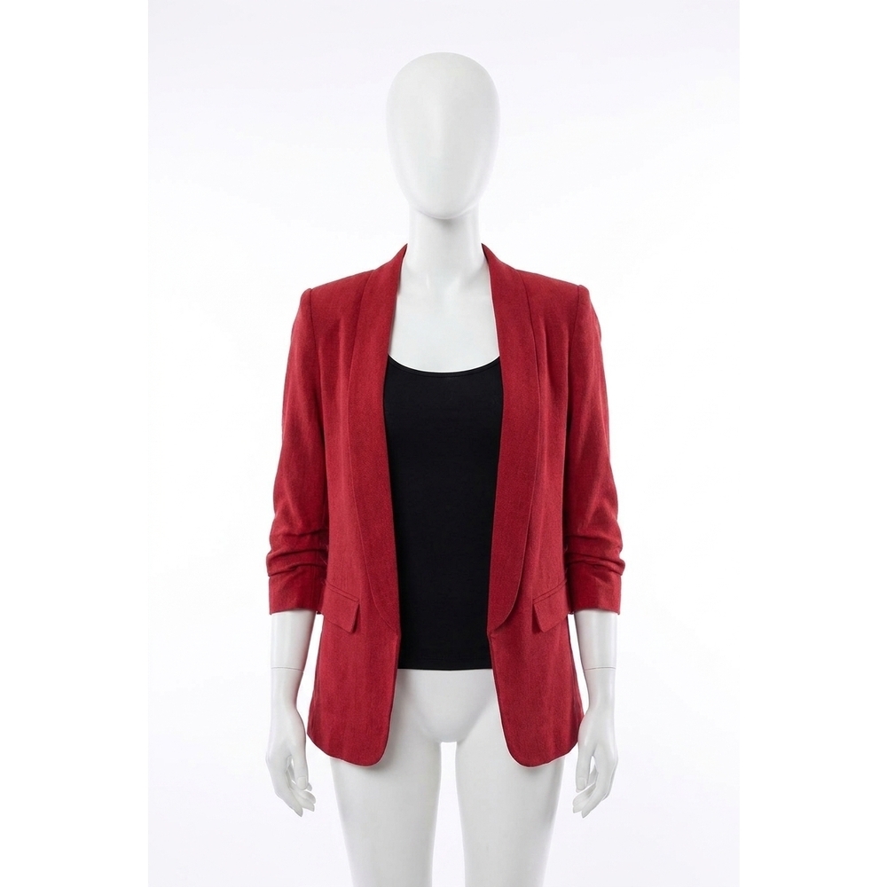 NEW ODDI all i want blazer in crimson